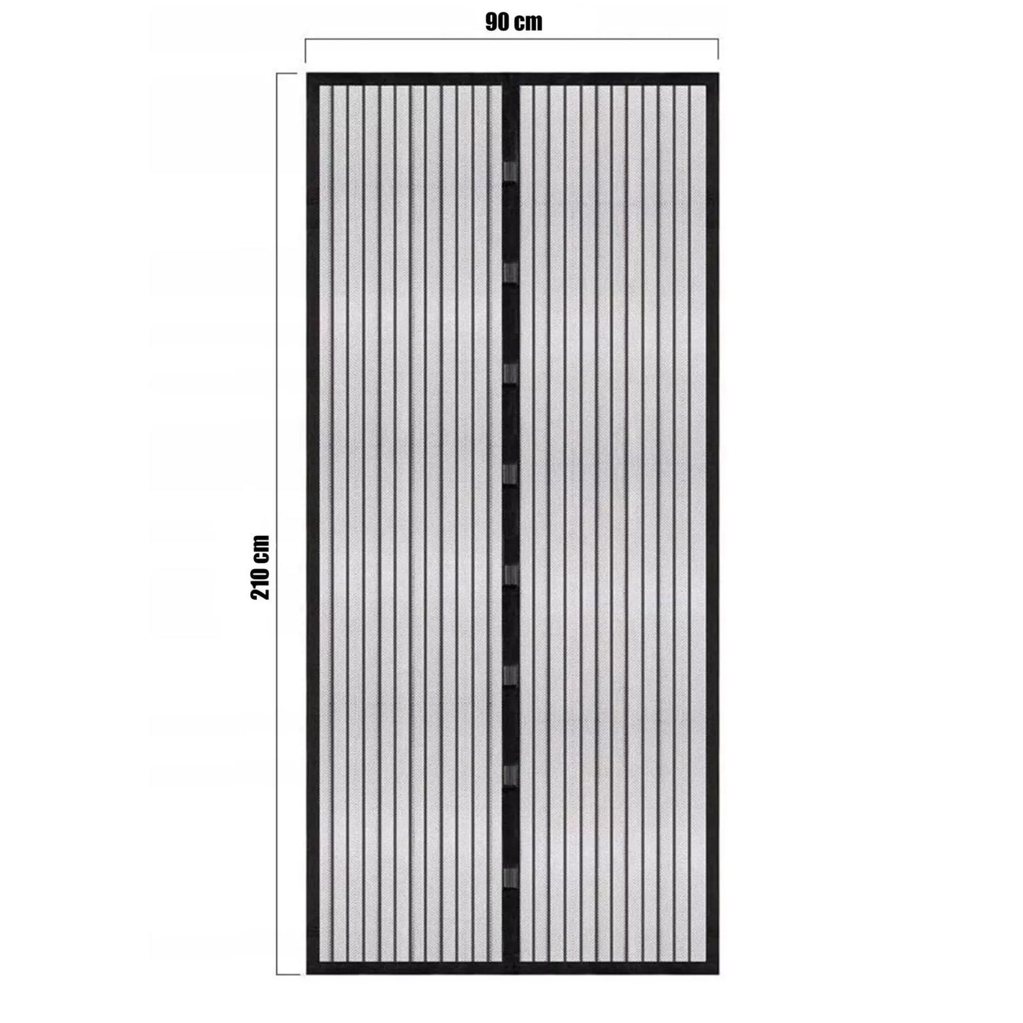 Magnetic Mesh Screen Door – Hands-Free Insect Barrier with Auto-Close