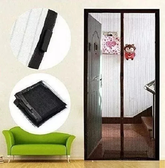 Magnetic Mesh Screen Door – Hands-Free Insect Barrier with Auto-Close
